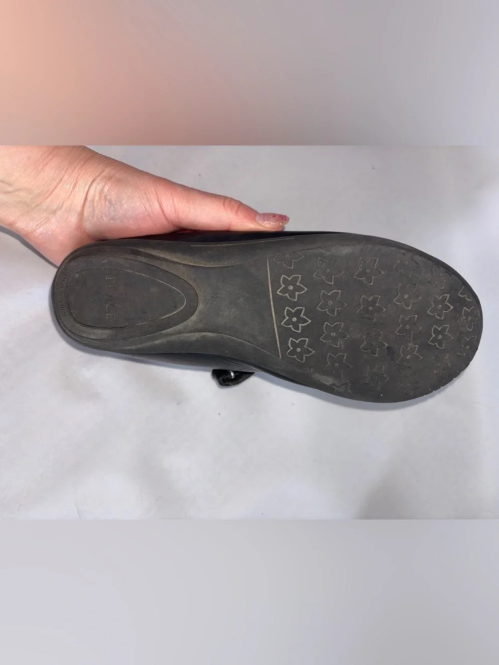 The Children's‎ Place Black Cat Mary Jane Shoes for Kids Size 5